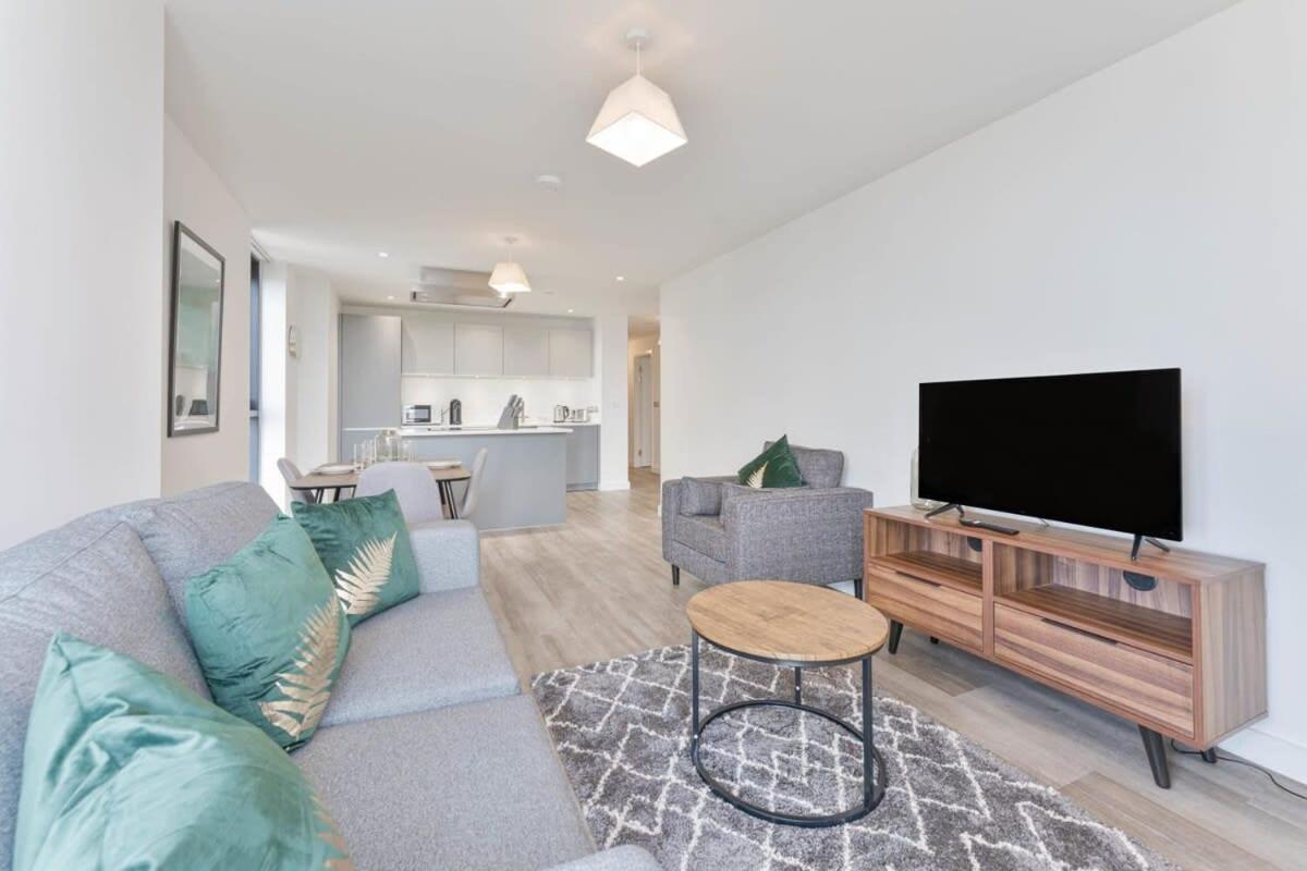 Stunning 2 Bed Apartment In Central Birmingham Bagian luar foto